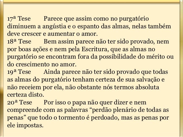 95 teses de martinho lutero
